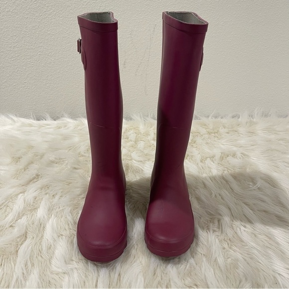 Women’s Nomad Matte Berry Rain Boots Size 6 US! - Picture 4 of 11